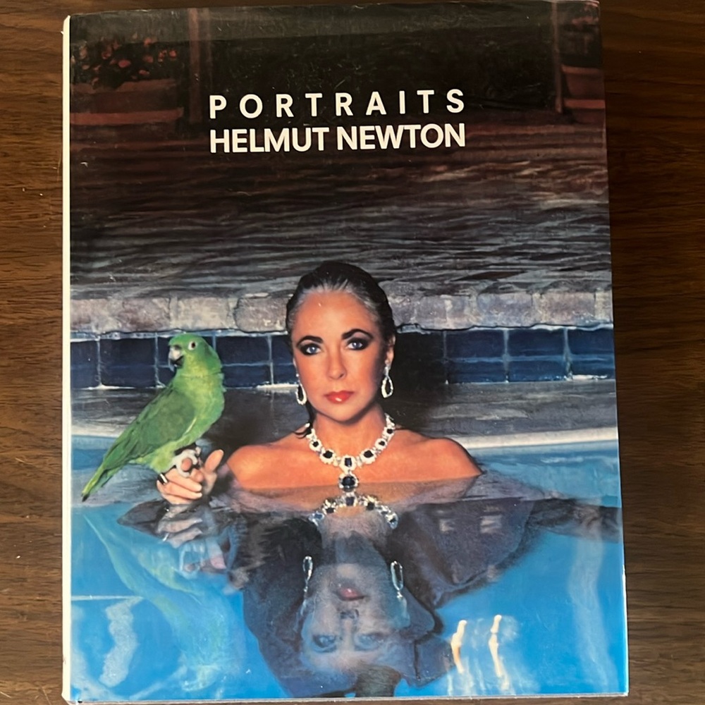 Hardback vintage Portraits:Helmut Newton book